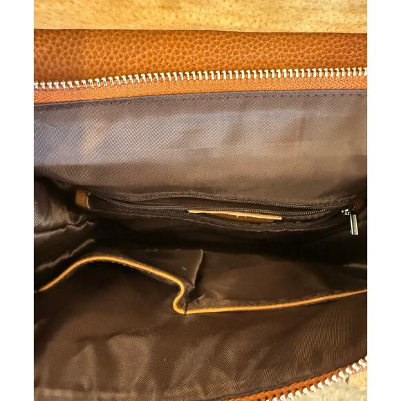 COOLCY Women Real Leather Backpack Shoulder Bag Sorrel Brown - Picture 6 of 12